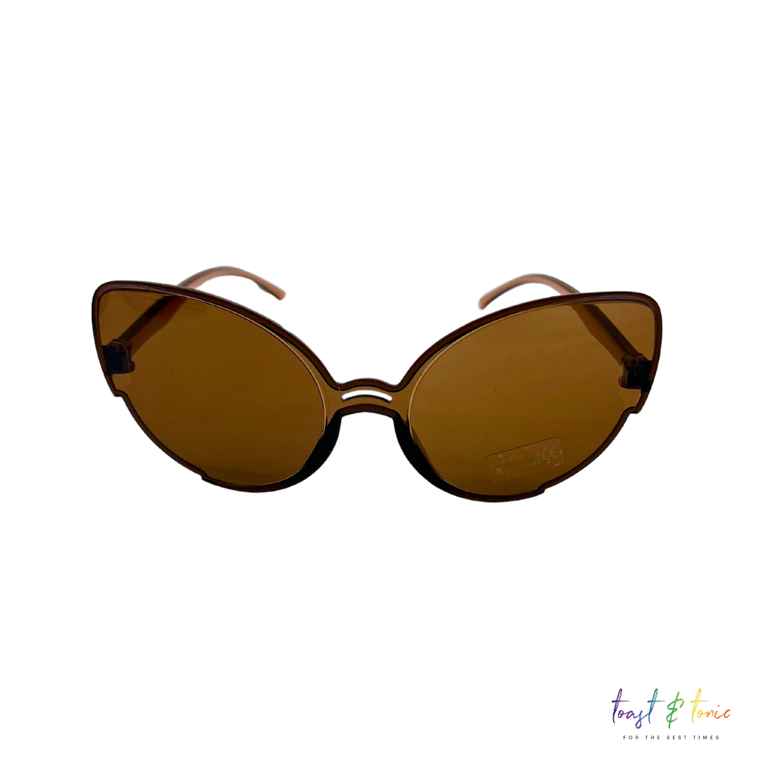 Cat Eye Sunglasses - Two Tone