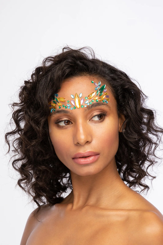 carnival queen face jewels, face gems carnival queen