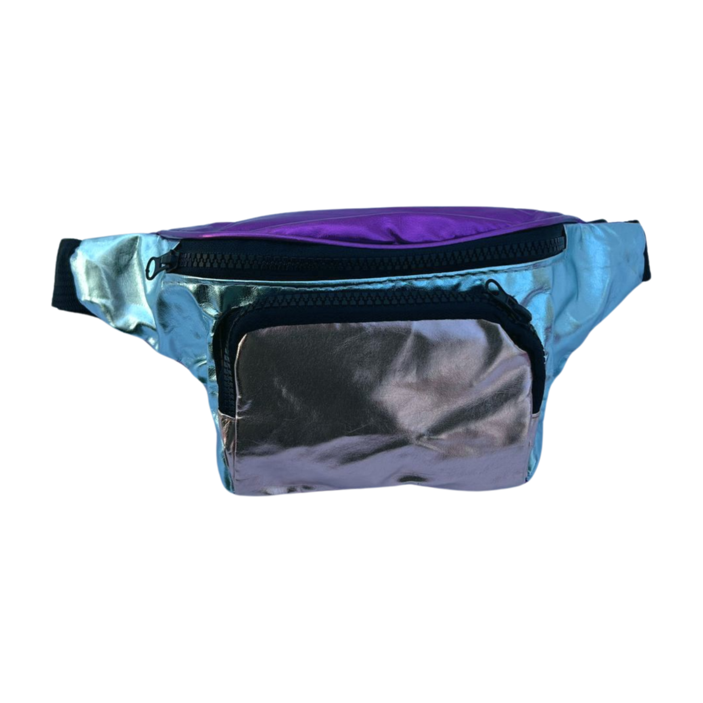 Purple, Turquoise & Rose gold Bum Bag
