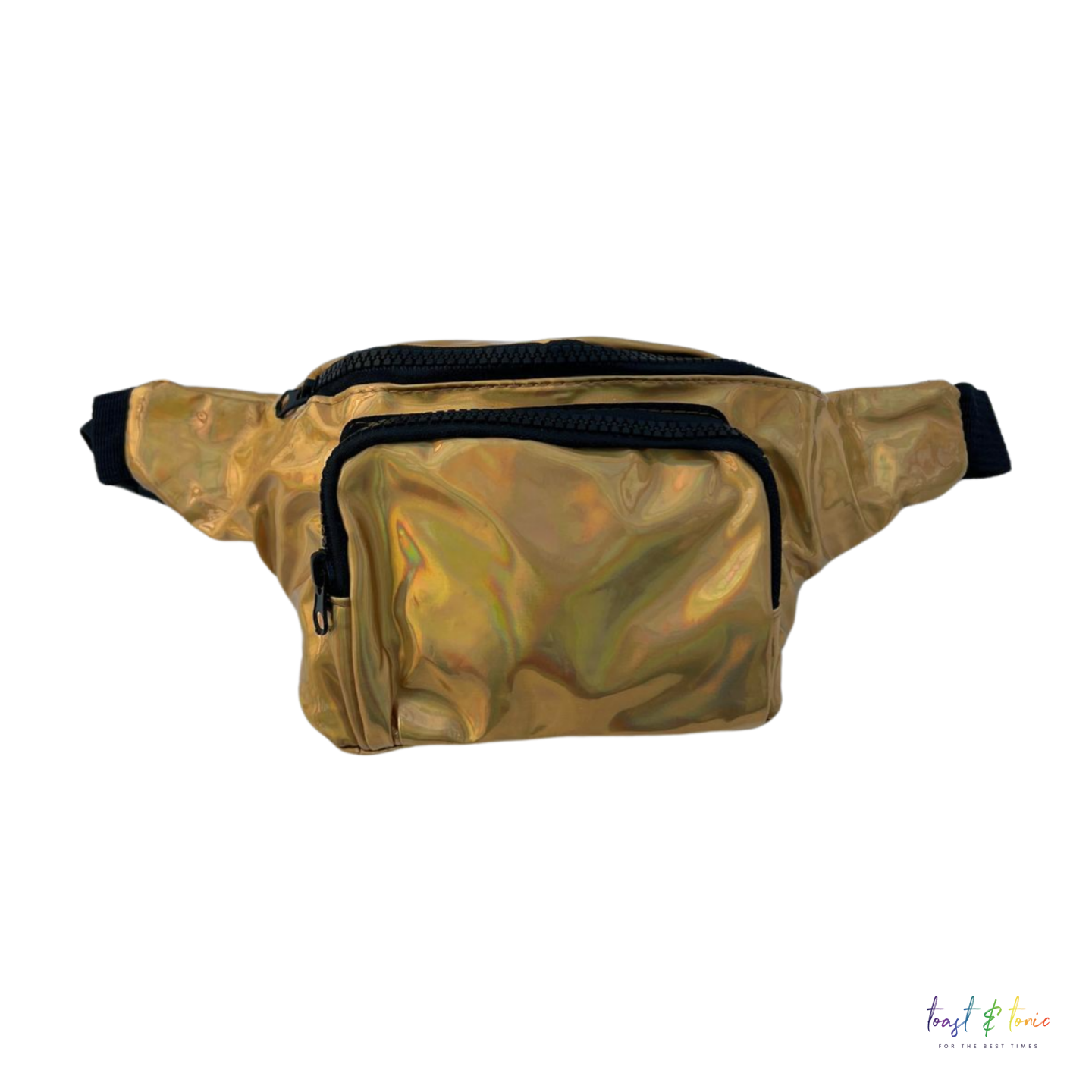Gold Holographic Bum Bag