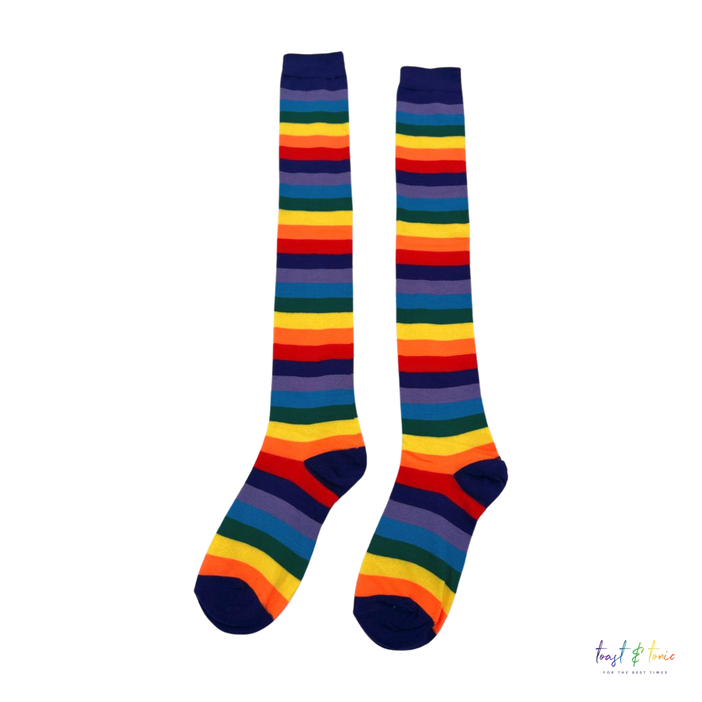 Rainbow Welly Socks