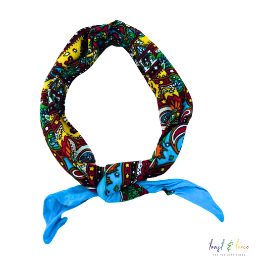 Paisley - Neckerchief, Head Wrap, Bandana 100% Cotton