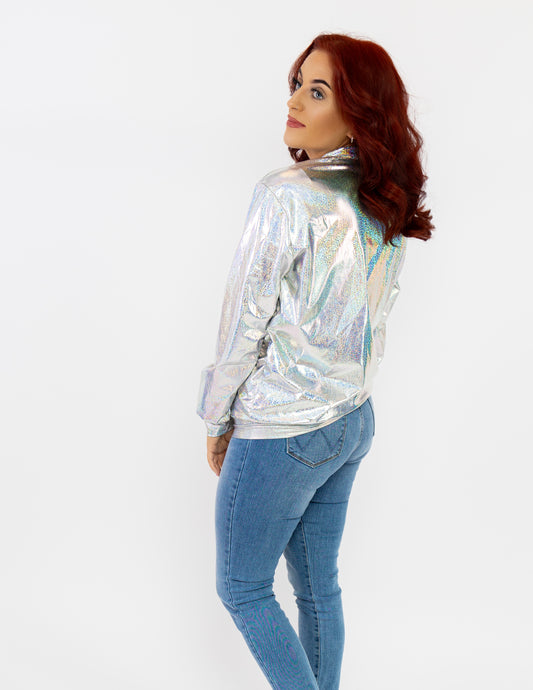 Silver Holographic Jacket