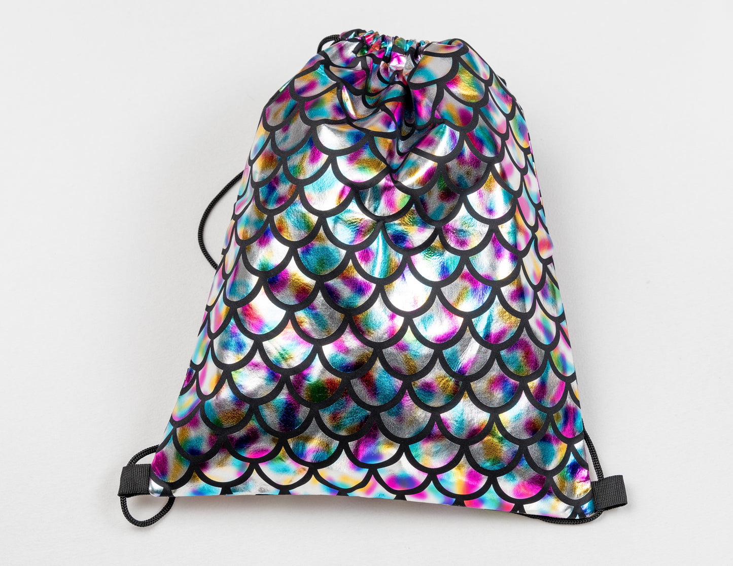 Multi Coloured Scale Cinch Bag