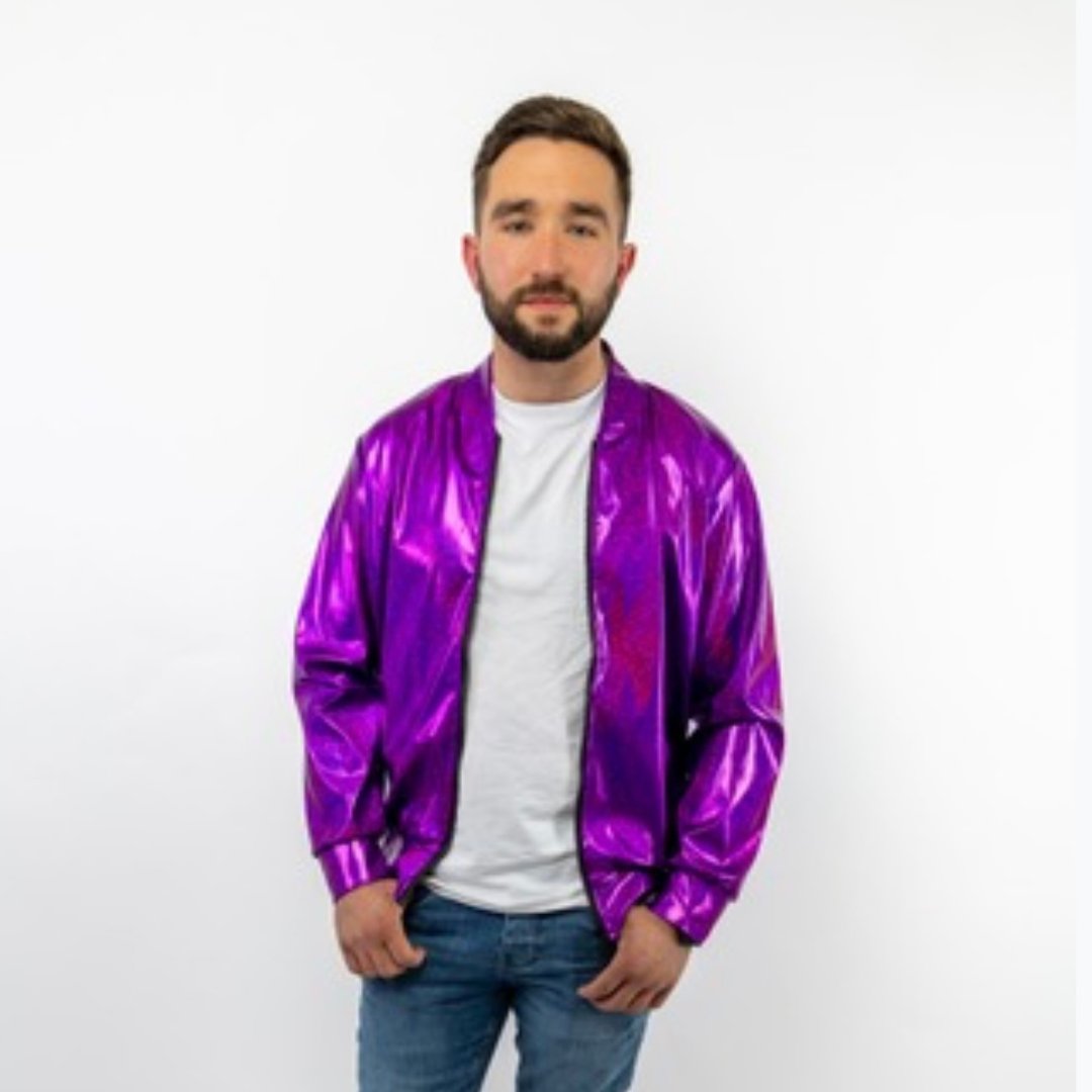 holographic festival jacket