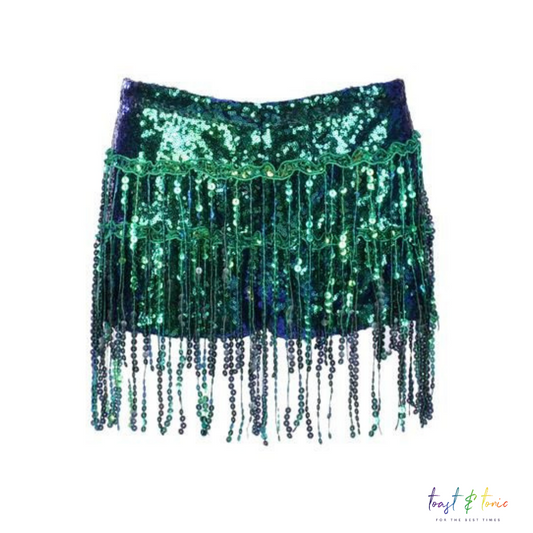 Tassel Hotpants Green
