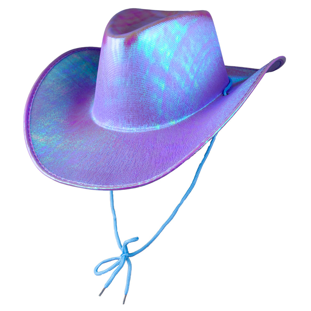 Cowboy Hat Iridescent - Lavender