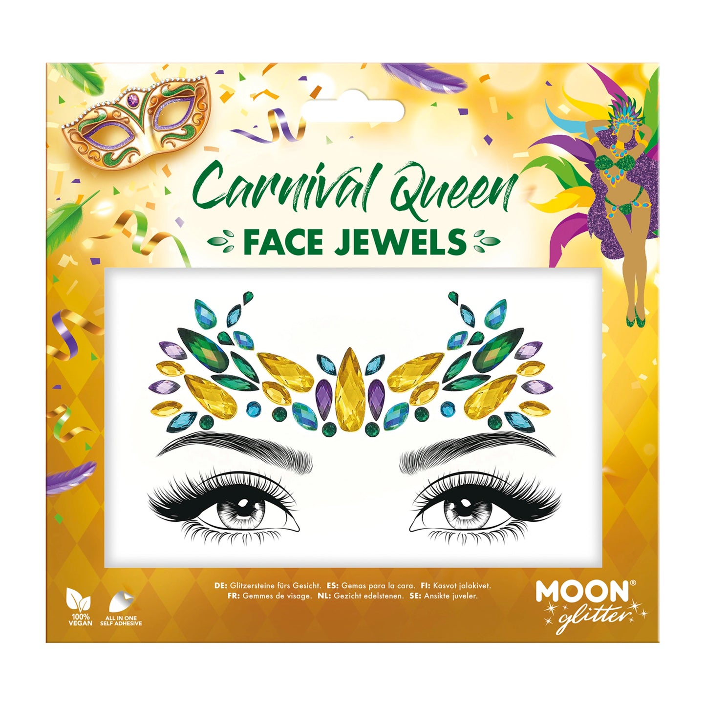 Face Jewels and Face Gems - Carnival Queen