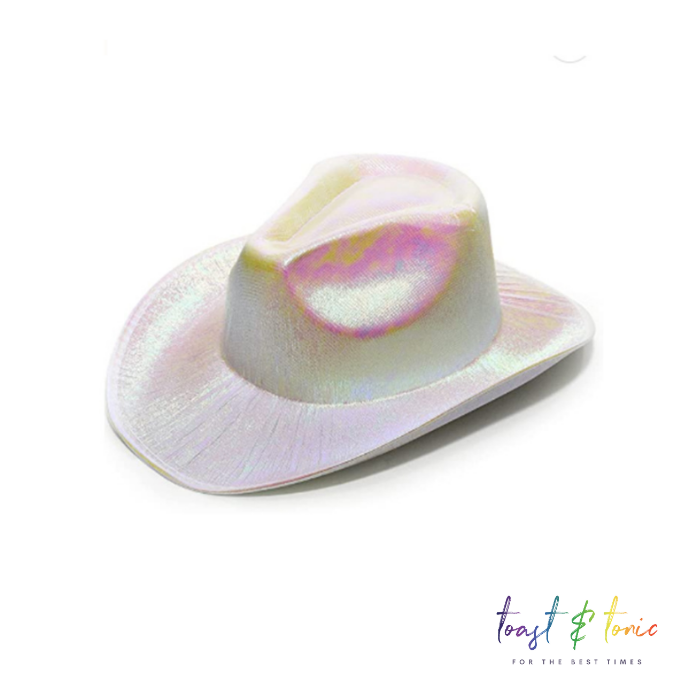 Cowboy Hat Iridescent - Pearl