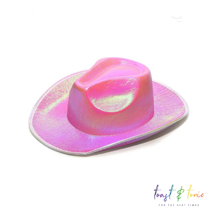 Cowboy Hat - Pink Iridescent