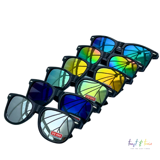 Wayfarer Mirror Lens Sunglasses