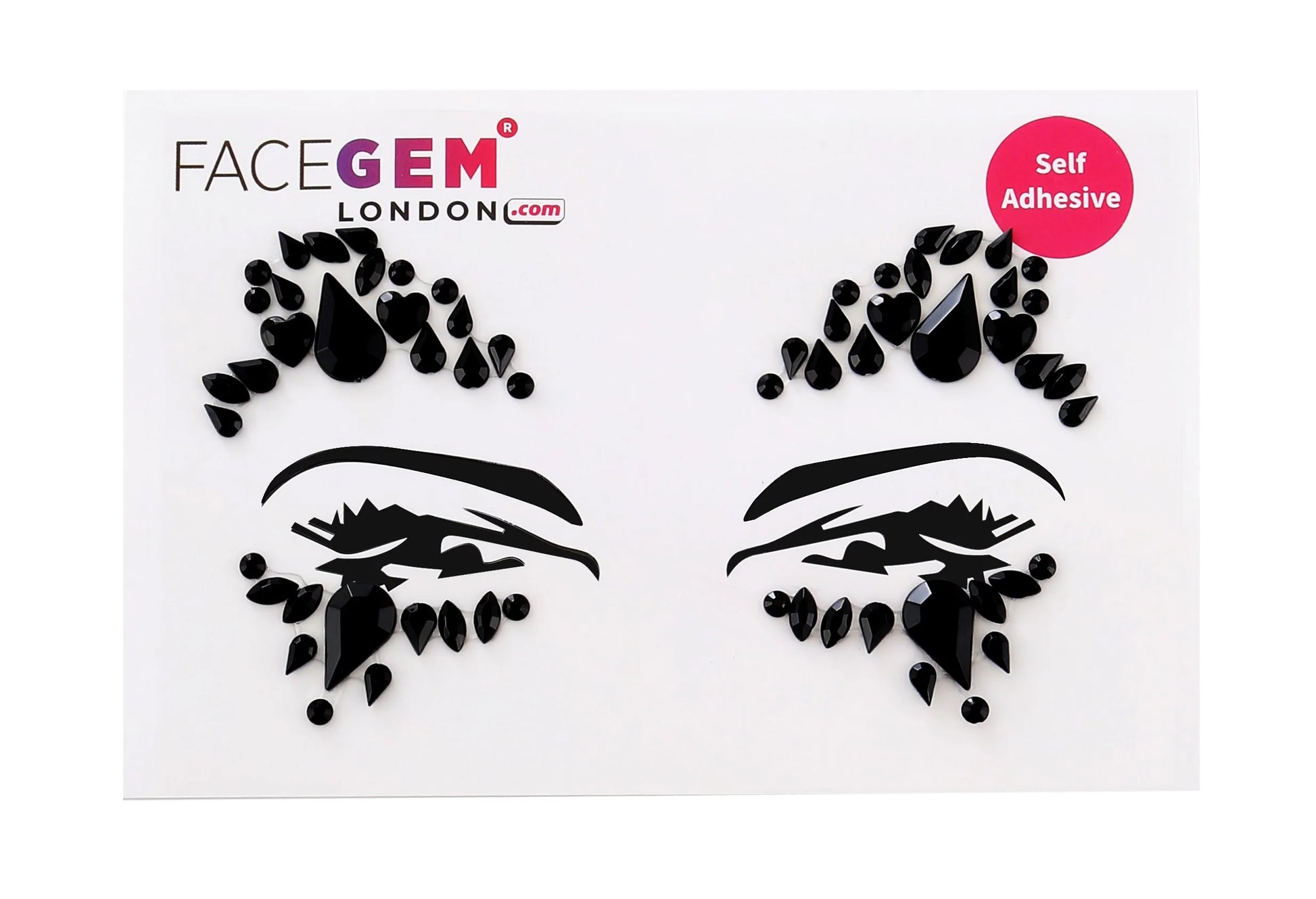 black face jewels, black face gems