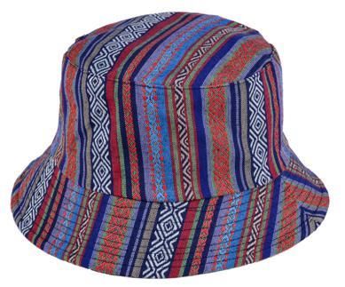 Canvas Bucket Hat Blue