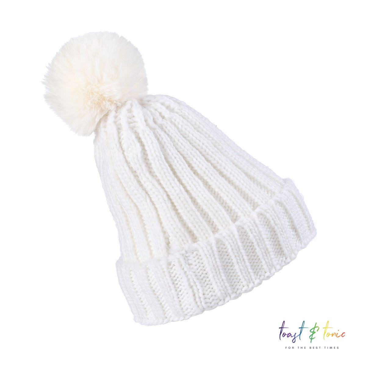 Bobble Hat - Cream