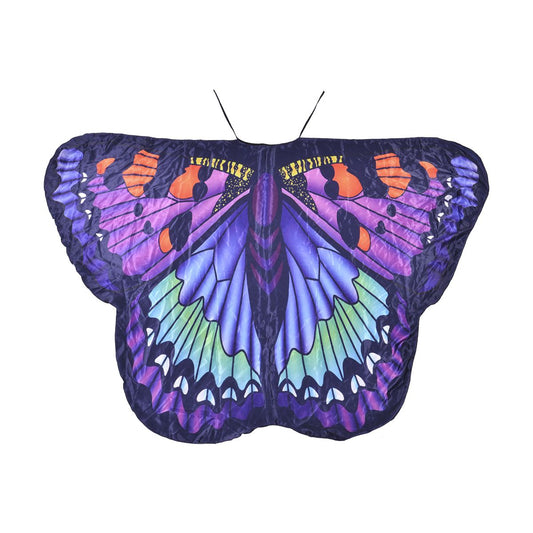butterfly wings, blue butterfly wings, festival cape
