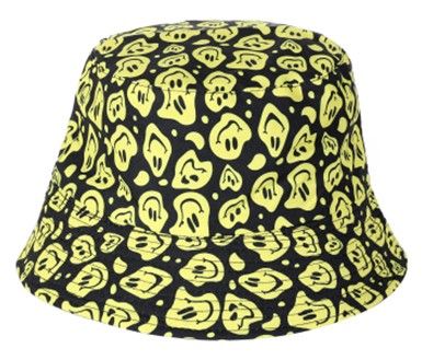 Melting Smiley Face Bucket Hat