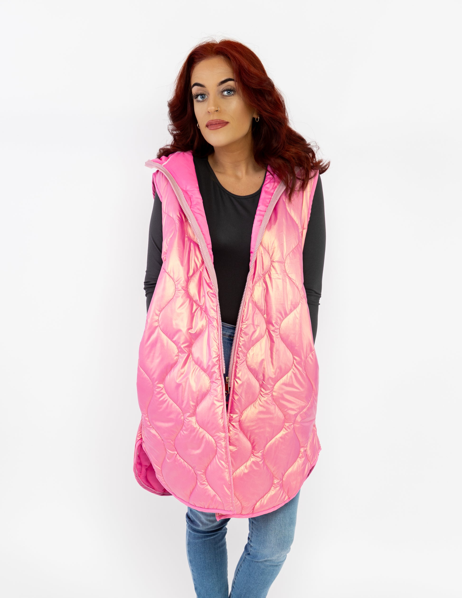 Long Gilet One Size Rose Gold – Toast Tonic