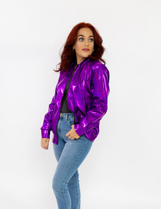 Purple Holographic Jacket
