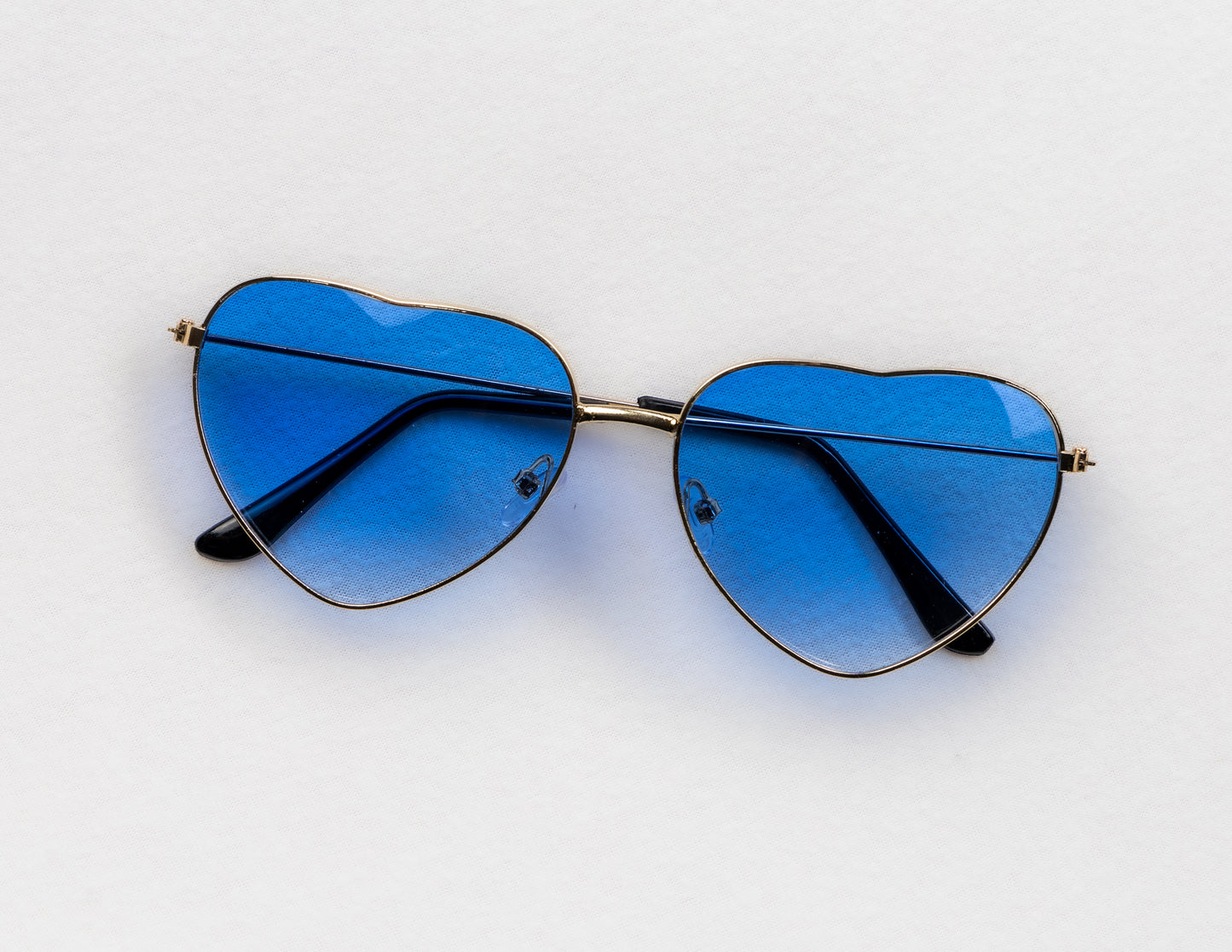 Two Tone Heart Shaped Sunglasses