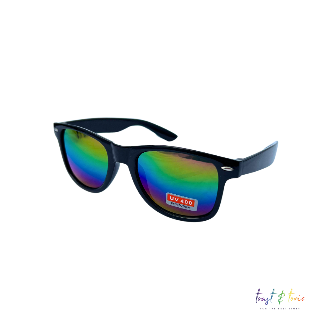 Wayfarer Mirror Lens Sunglasses